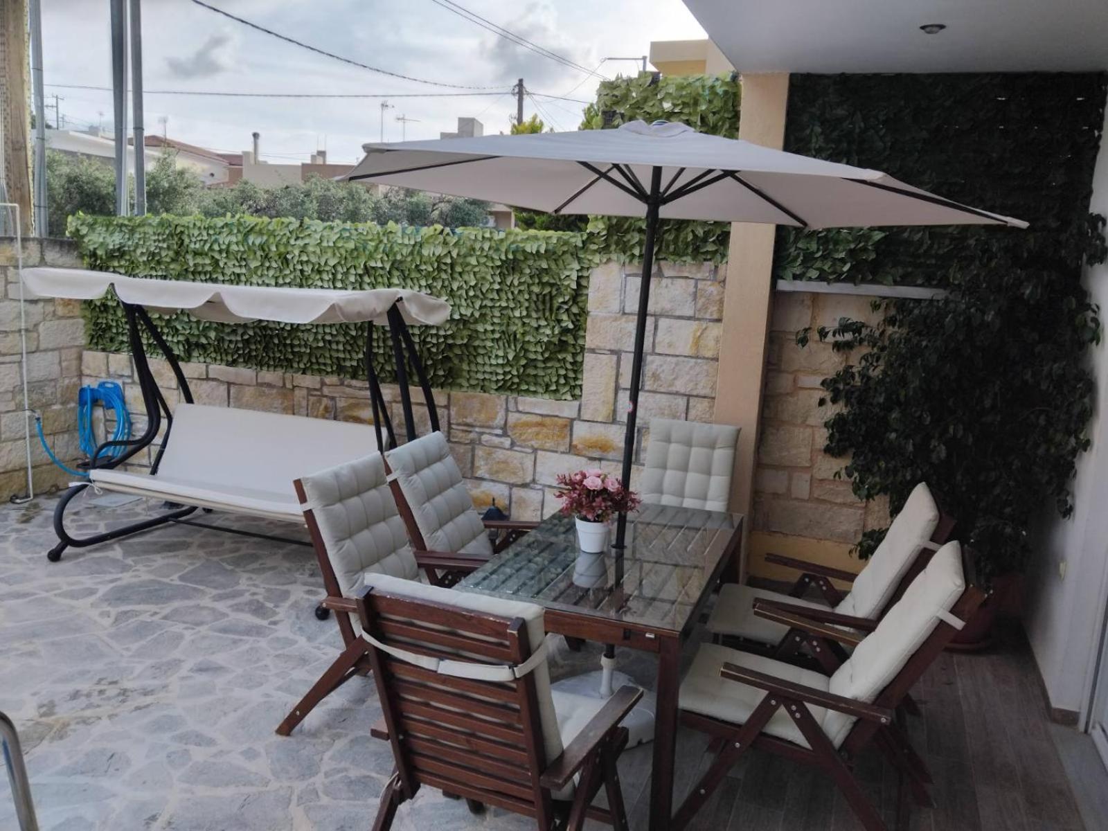 “Theeporto” Maisonette With Pool Гуве Экстерьер фото